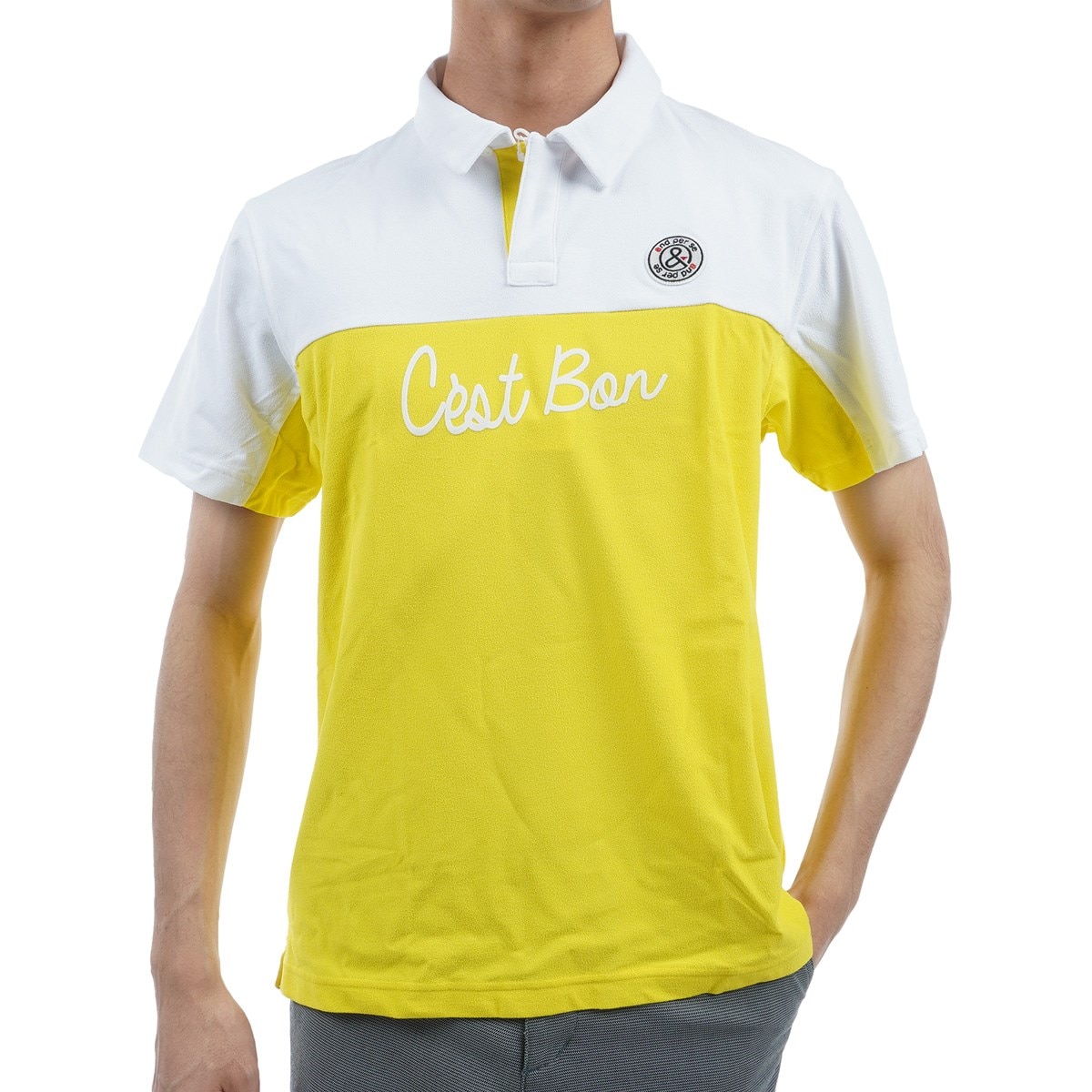 ポロシャツ　新品未使用　and per se and per se アンパスィ ポロシャツ 半袖 メンズ ゴルフウェア