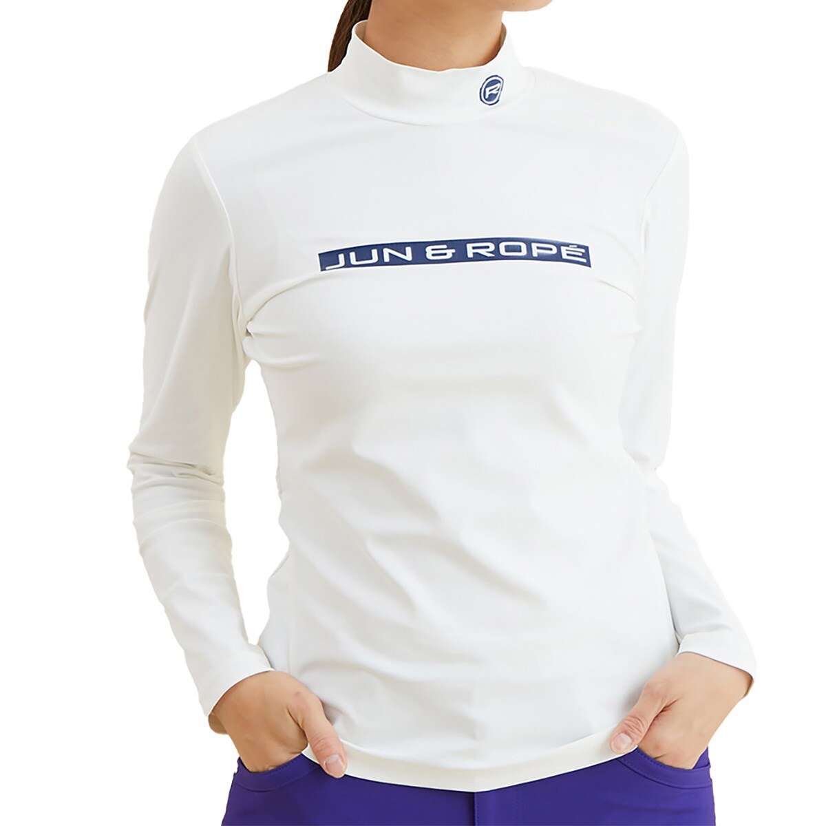 ジュンロペ ロゴモックネック長袖リブプルオーバー ERM62300 【公式通販】