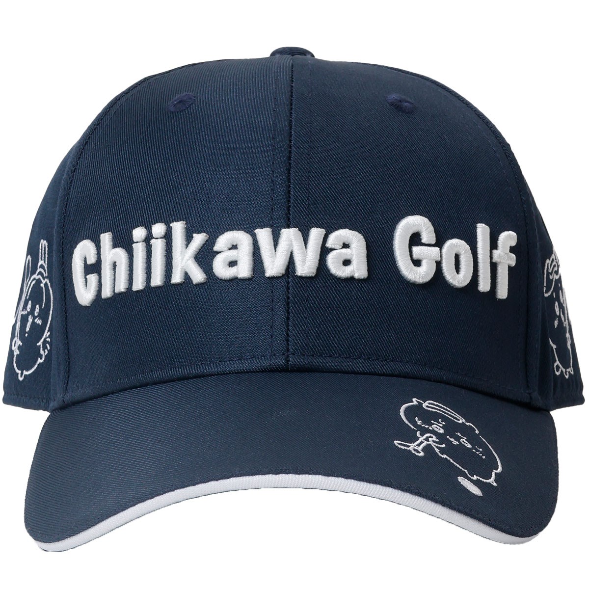 ちいかわ　HANSIN Tigers 黒キャップ パター キャップ(【男性】キャップ)|Chiikawa Golf(ちいかわGOLF