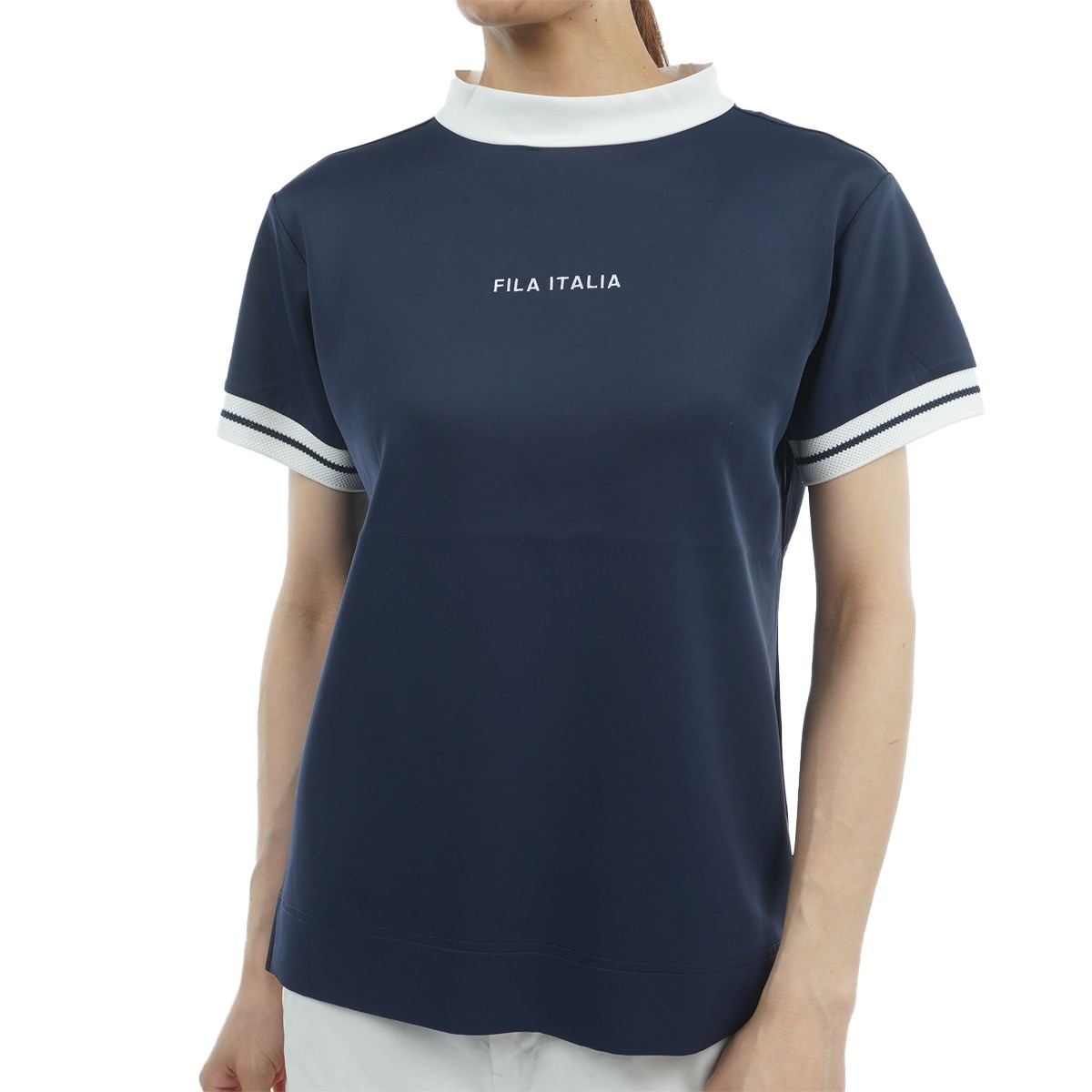 モックネック半袖シャツ レディス(半袖シャツ・ポロシャツ)|FILA