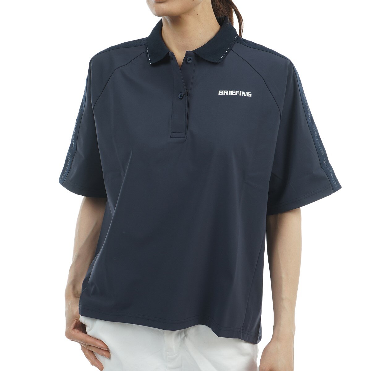 ブリーフィング　ノースリーブ　ポロシャツ ネイビー sサイズ BRIEFING ネイビー ポロシャツ s（BRIEFING GOLF ブリーフィング