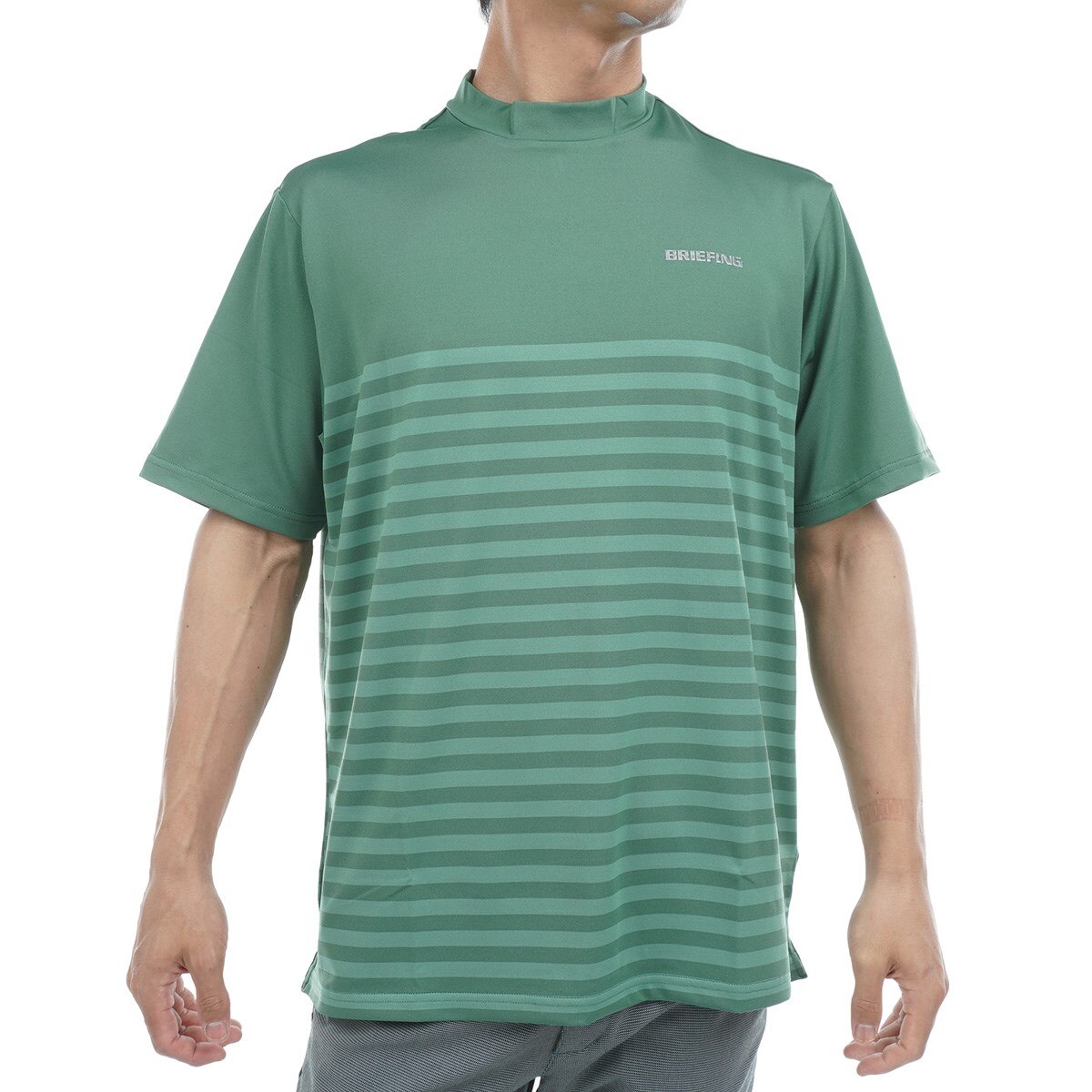 ブリーフィング　BRIEFING　ロゴ ライン RF ハイネック半袖シャツ 楽天市場】ブリーフィング BRIEFING ロゴ ライン RF ハイネック