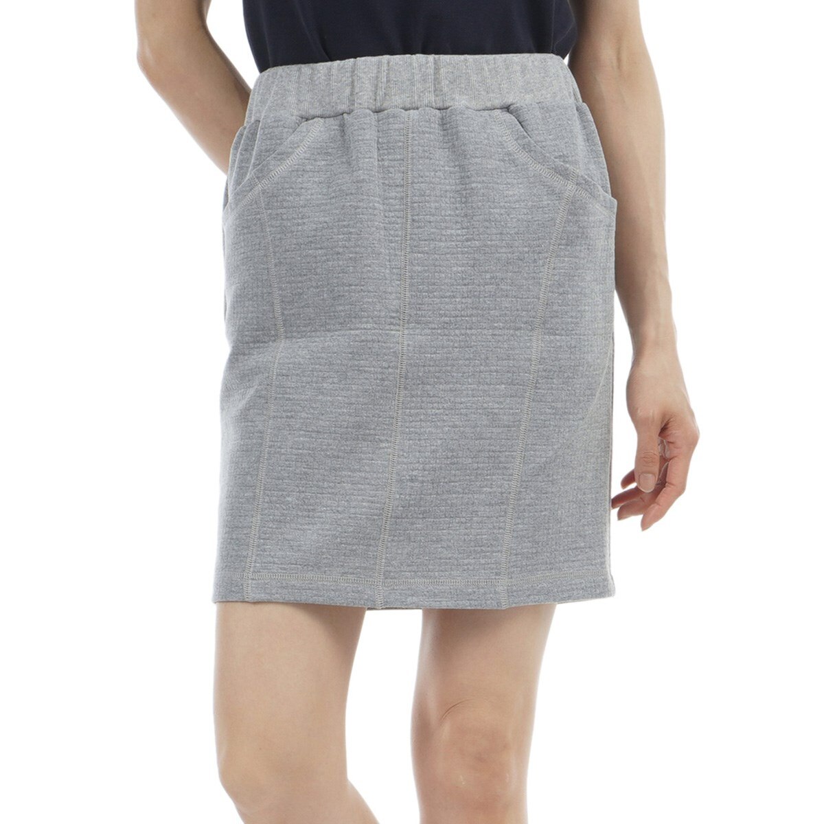 セール・アウトレット】裏キルト ジャージタイトスカート レディス