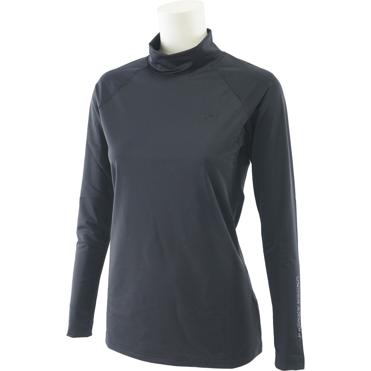 UA アイソチル コンプレッション ストレッチ モックネック長袖