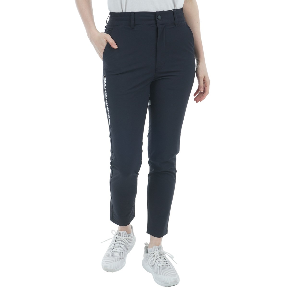 JACK BUNNY!! - 新品 【サイズ２】【ブラック】ジャックバニー  ロングパンツ ゴルフウェア 二重織ドビーロングパンツ レディス(ロングパンツ)|Jack Bunny