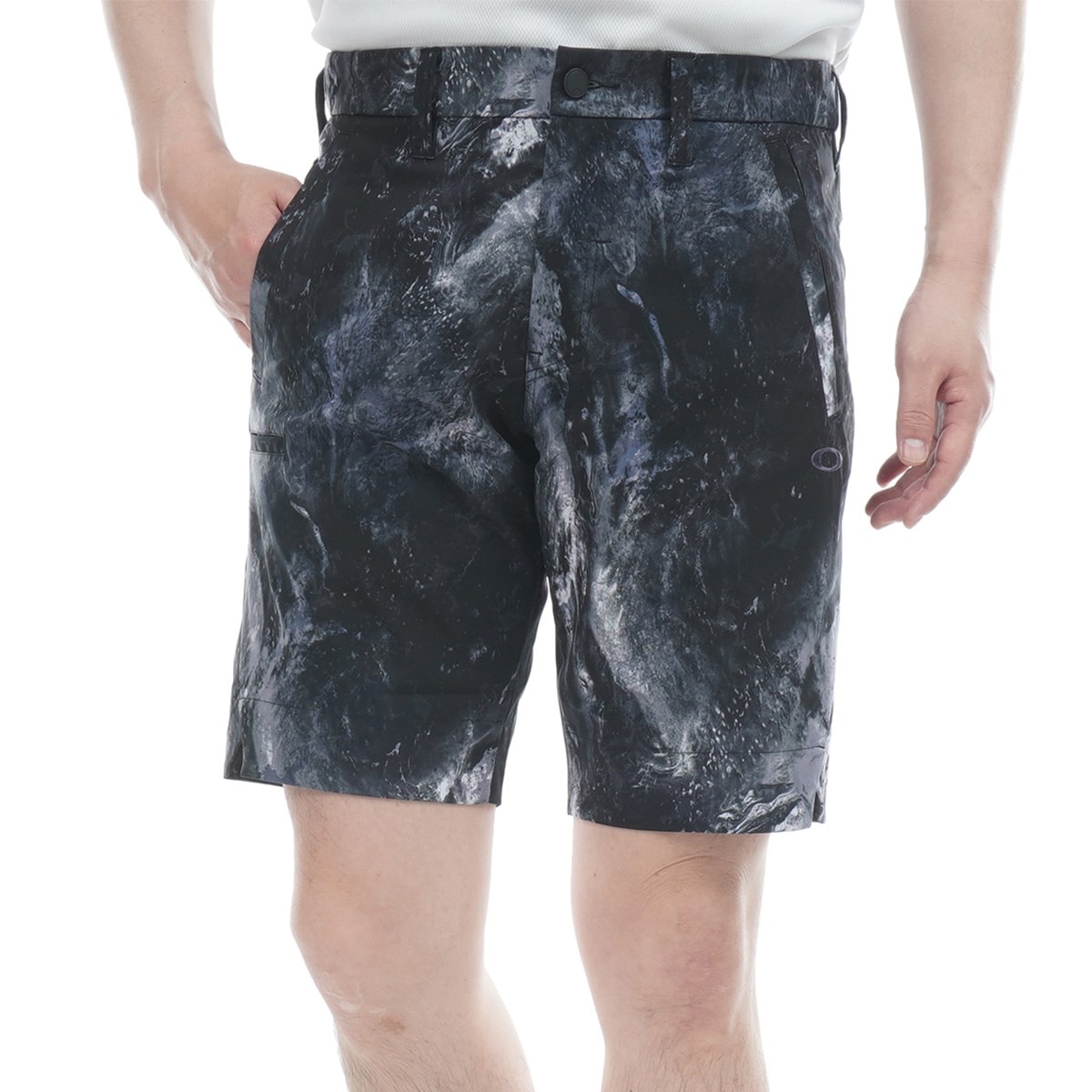 SKULL BOLD OMBLE ストレッチ ショートパンツ(ハーフパンツ