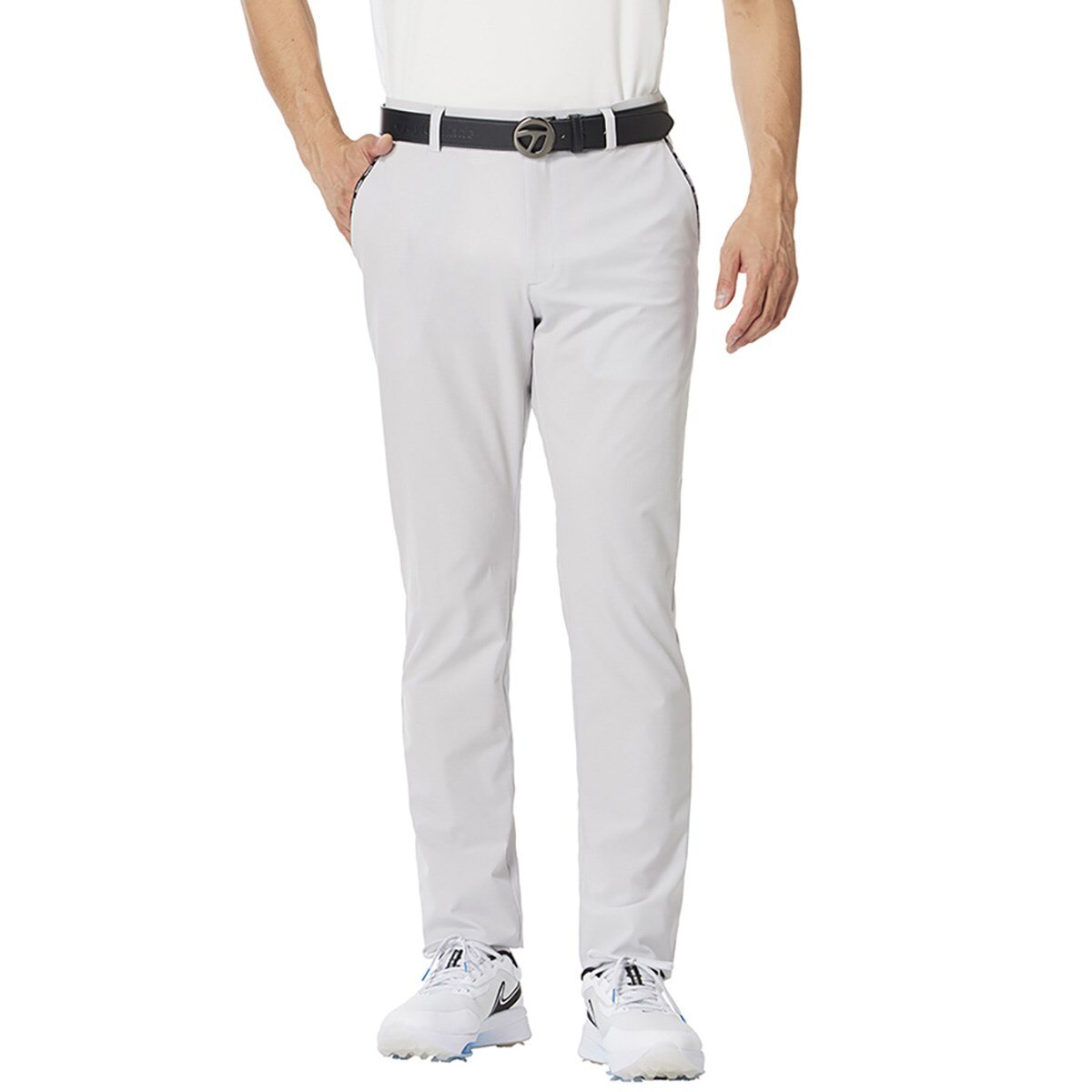 【美品】テーラーメイド taylormadeパンツ ゴルフウェア Lメンズ 紺 TaylorMade テーラーメイド ゴルフウェア ロングパンツ メンズ