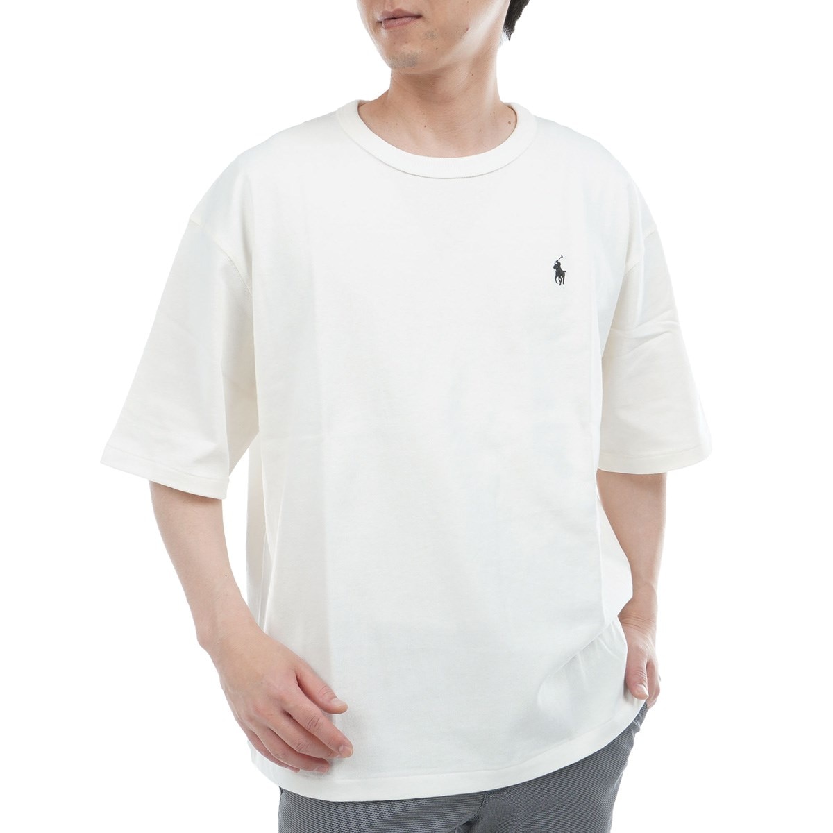 リラックス フィット ロゴ ジャージー 半袖Tシャツ(半袖シャツ