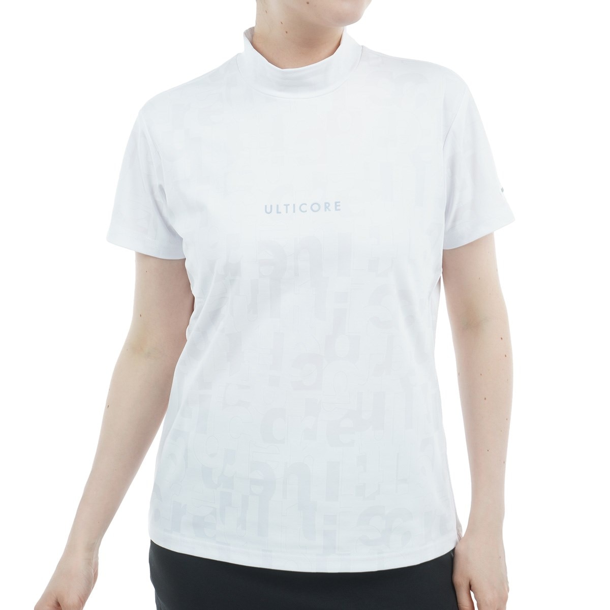 25年春夏 レディス ULTICORE半袖モックネックシャツサイズLL 25年春夏 レディス 【4Dimotion Fit Split Raglan Sleeve】 半袖