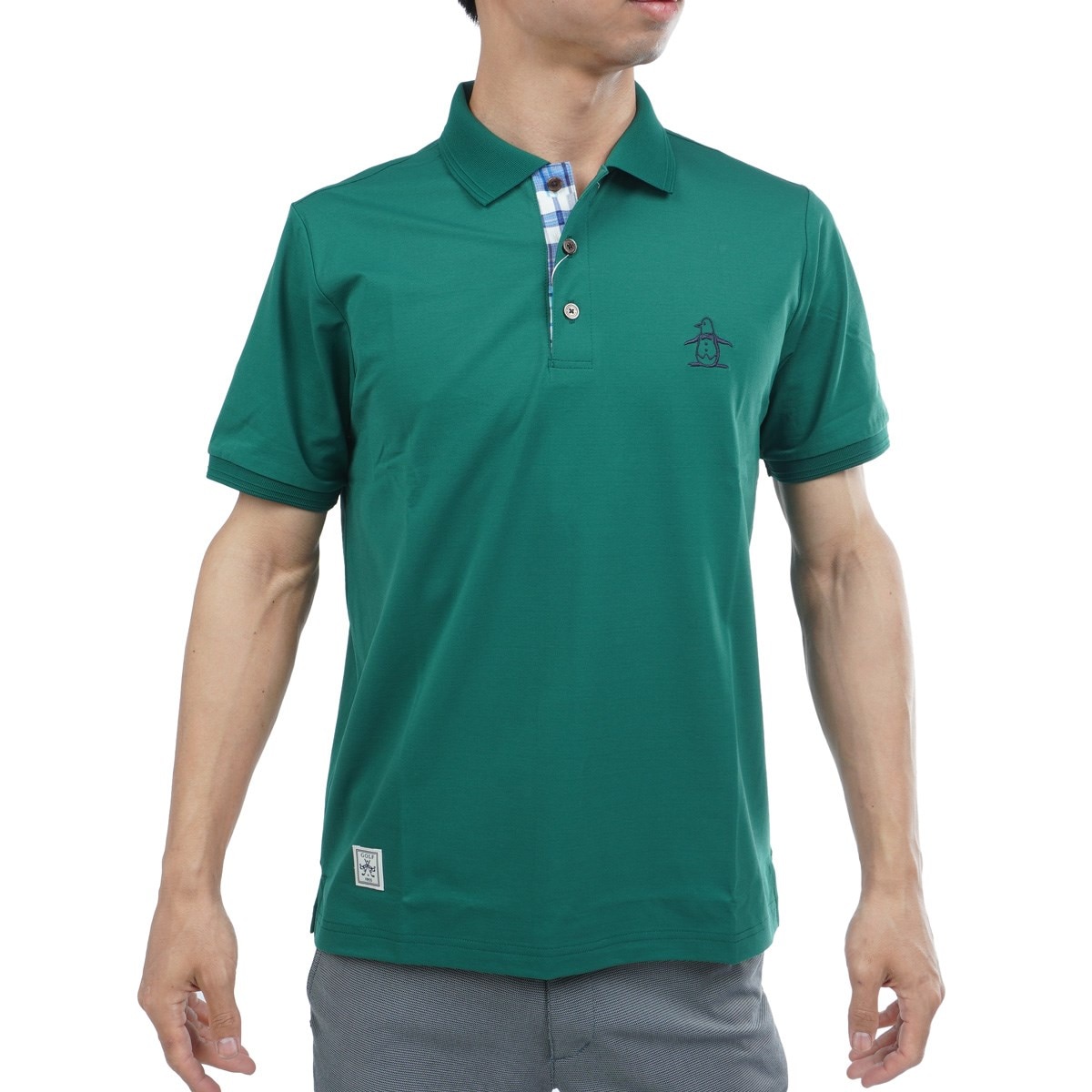 SEASON ストレッチ サンスクリーン ハイゲージ鹿の子パッチワーク半袖