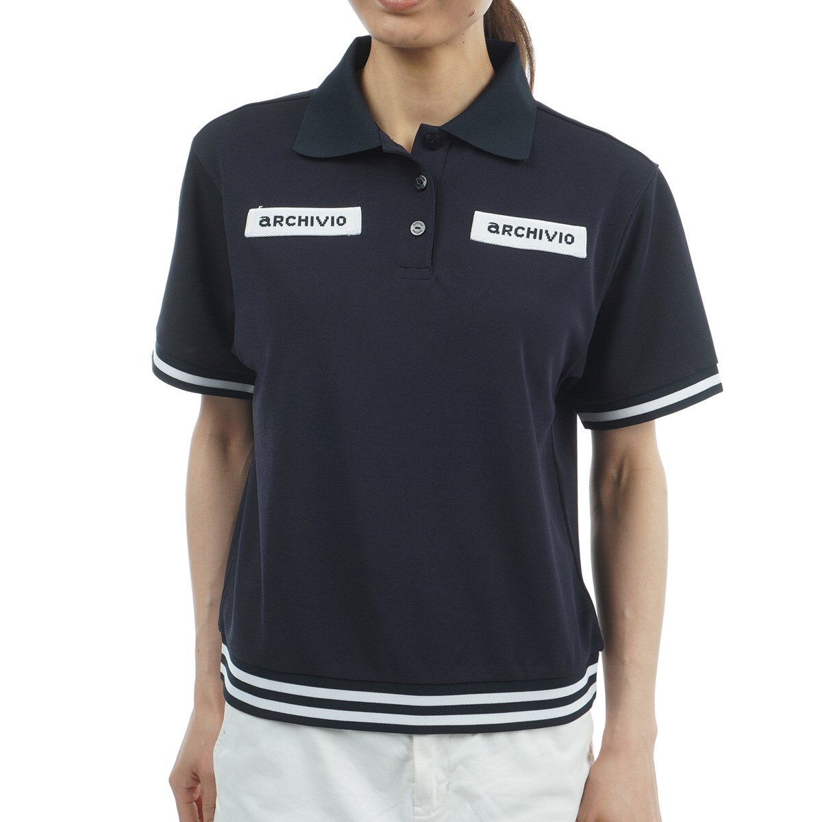 アルチビオ archvio 半袖　シャツ 半袖ポロシャツ レディス(半袖シャツ・ポロシャツ)|archivio