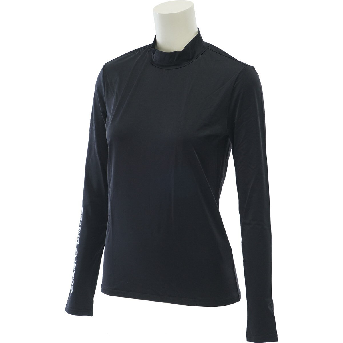 ランバンスポール切り替えデザインモックネック長袖2024秋冬モデル