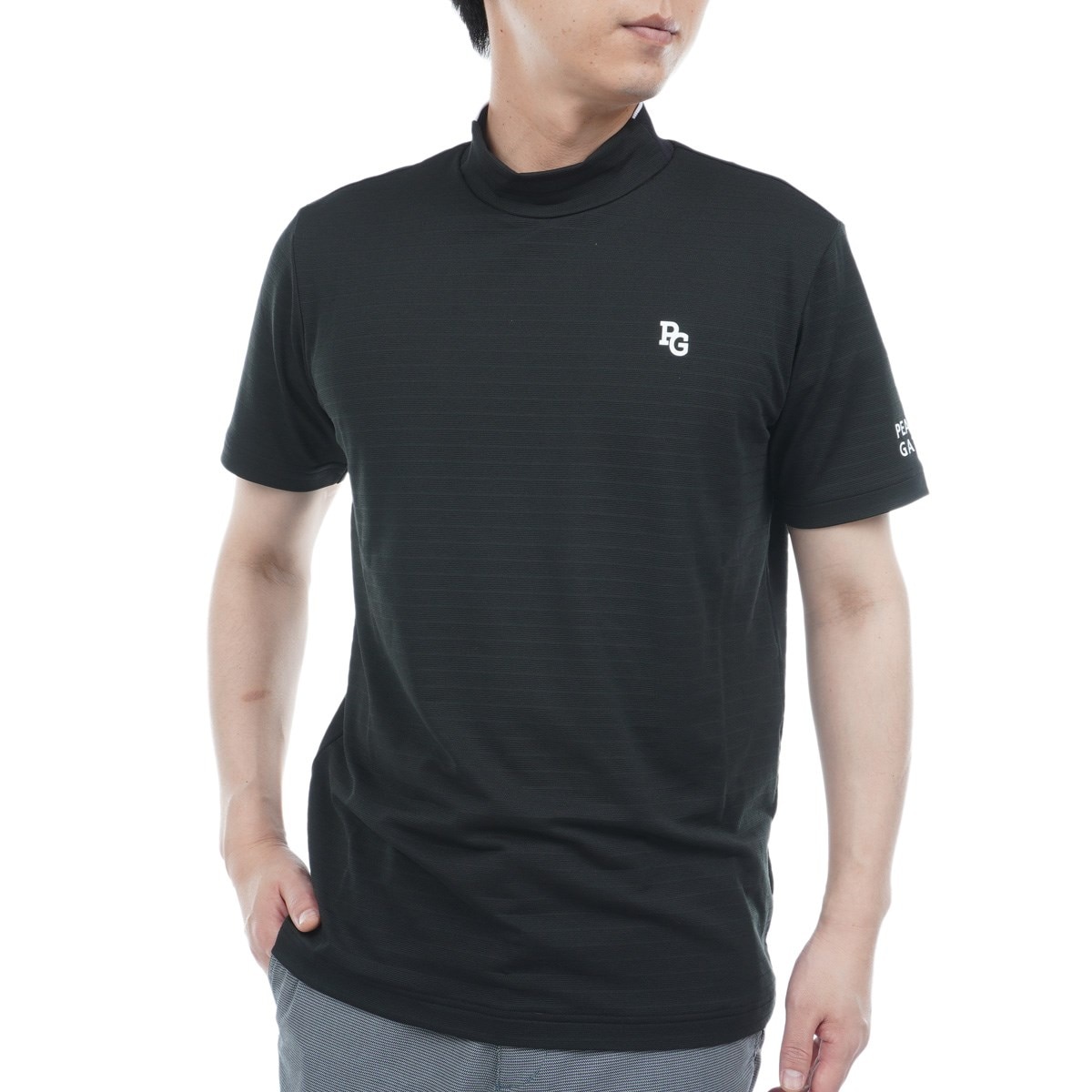 美品】パーリーゲイツ ゴルフ モックネック 長袖シャツ ニコ