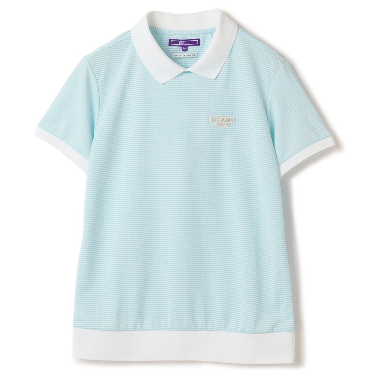 新品　未使用　ビームスゴルフ 襟付き　サッカー プルオーバー シャツ M BEAMS GOLF（ビームスゴルフ）の「BEAMS GOLF ORANGE LABEL