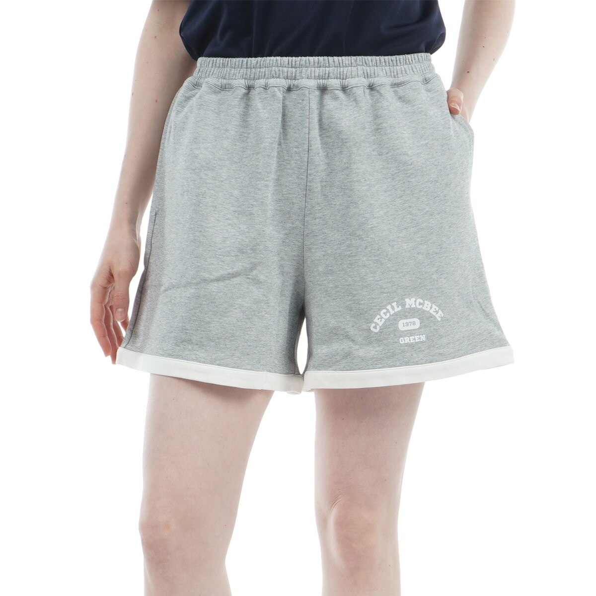 スウェットショートパンツ レディス(ハーフパンツ)|CECIL McBEE green