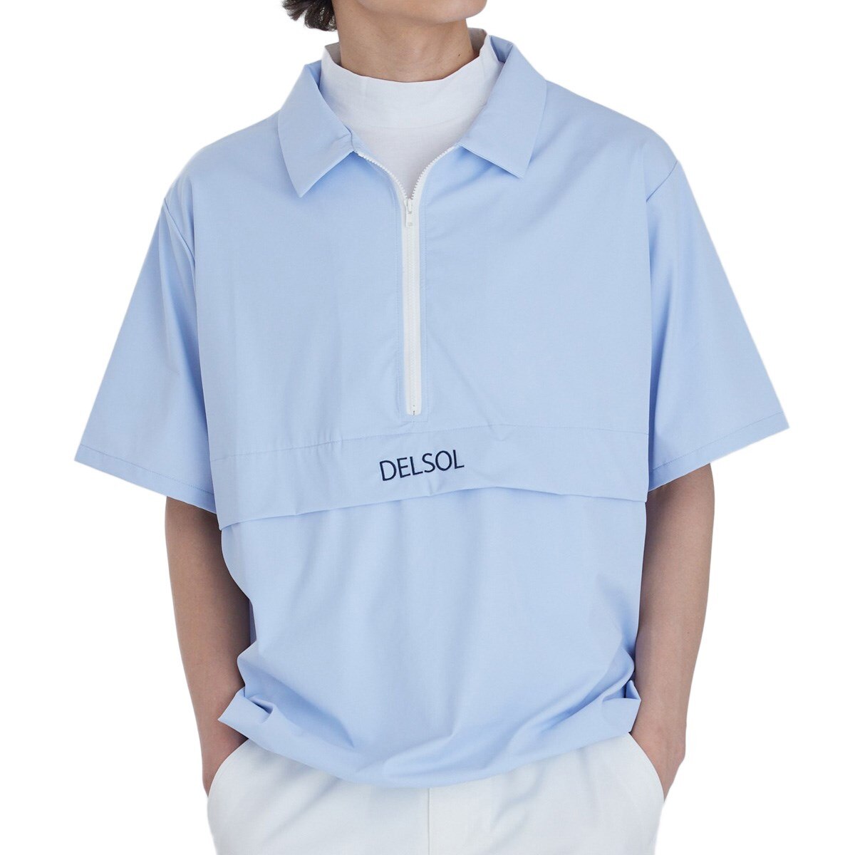 新品タグ付き CPG GOLF シーピージーゴルフ 半袖ハーフジップシャツ 3 新品タグ付き CPG GOLF シーピージーゴルフ 半袖ハーフジップ