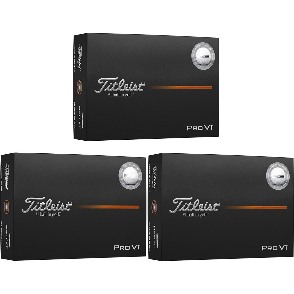PRO V1 AIM Enhanced ボール 3ダースセット(ボール（新品）)|PRO V1