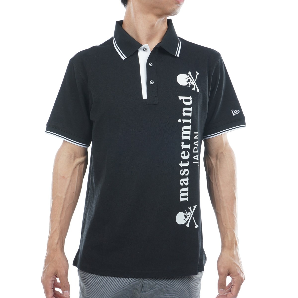 GOLF MMJ スカルロゴ 半袖ポロシャツ(半袖シャツ・ポロシャツ