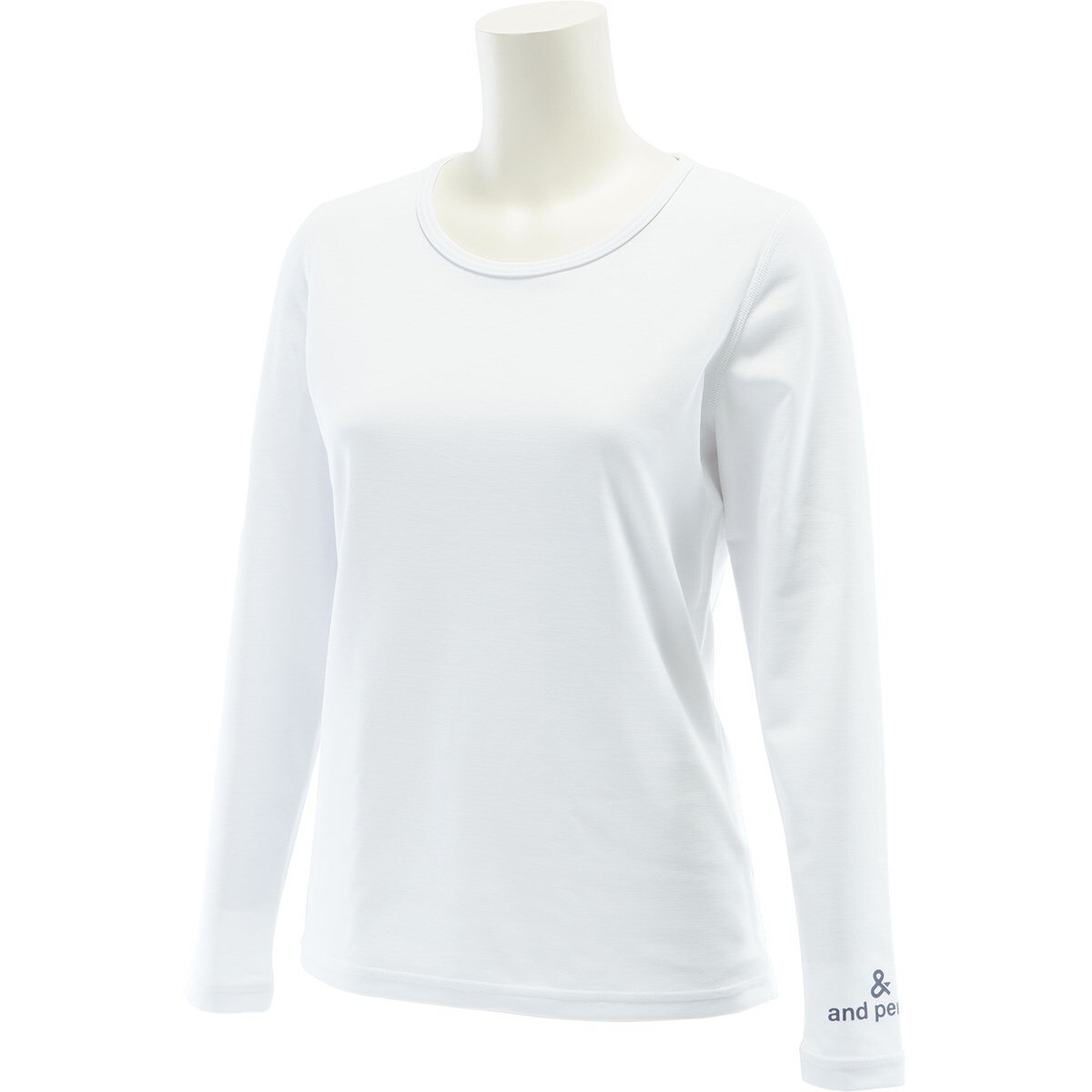 アンパスィ　and per se　光電子ストレッチ 長袖アンダーシャツ　レディス 光電子ストレッチ 長袖アンダーシャツ レディス(【女性】機能