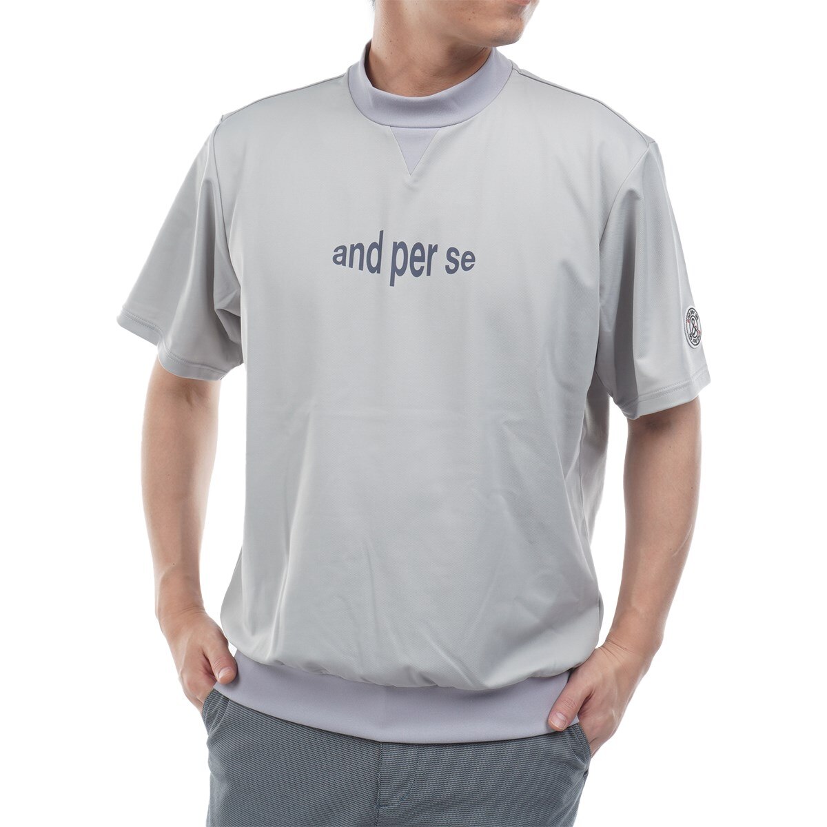 ストレッチ エアロスウェット半袖プルオーバー(中間着(セーター