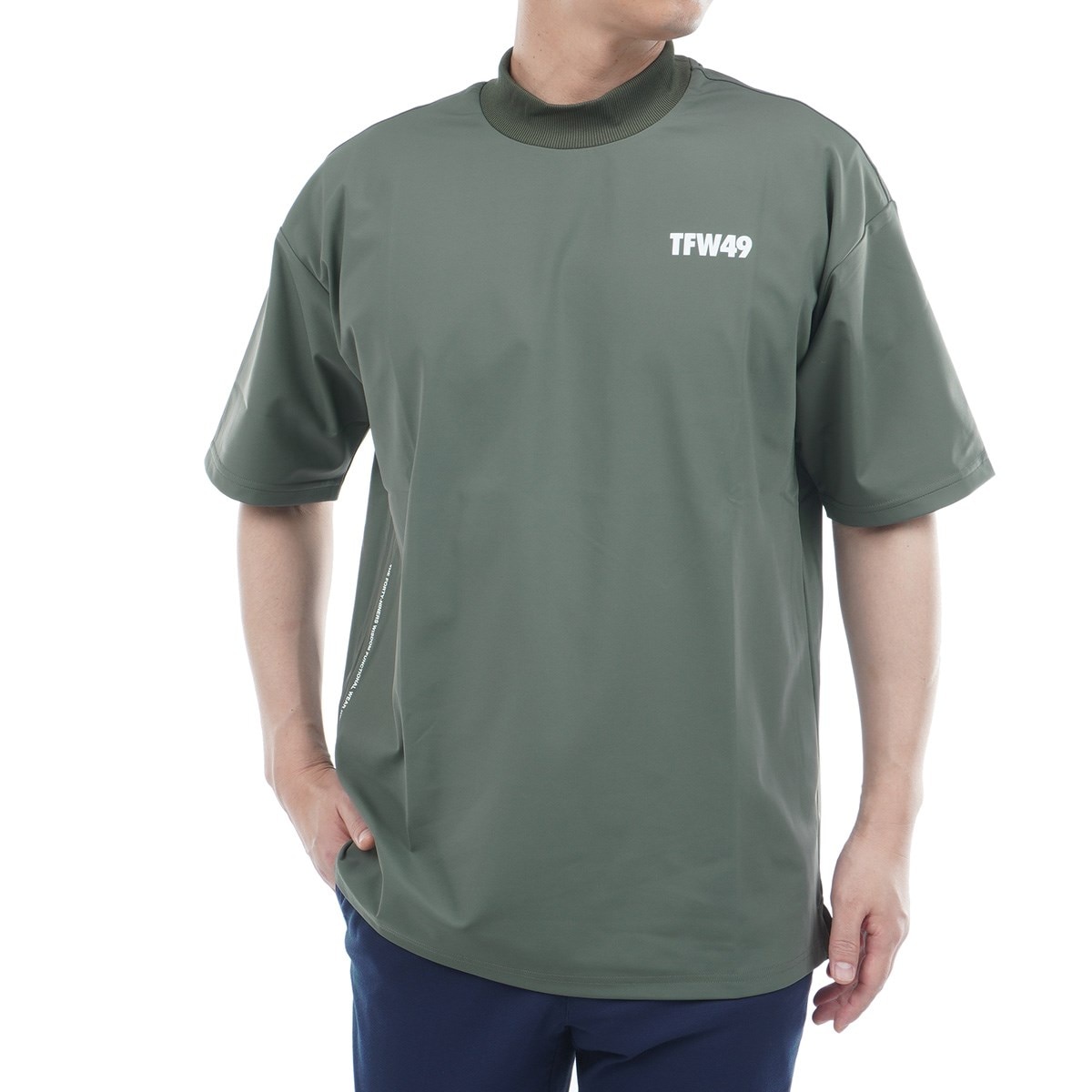 TFW49 ティーエフダブリュー ゴルフ NECK TEE 半袖 ホワイト TFW49 ティーエフダブリュー ゴルフ NECK TEE 半袖 ホワイト
