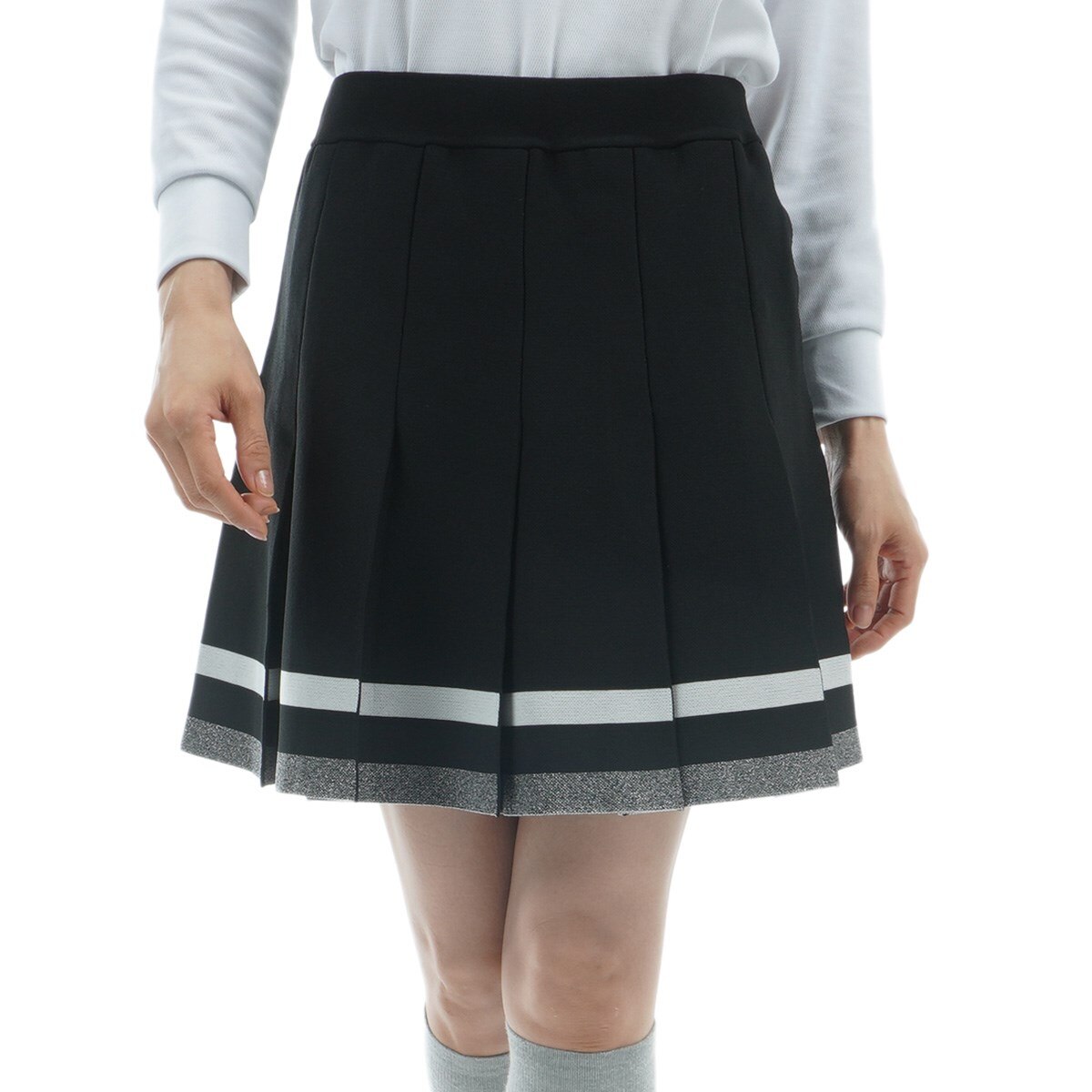St Andrews 黒 ダウンスカート 16Gダブルジャガードスカート (WOMENS) | St ANDREWS（セント