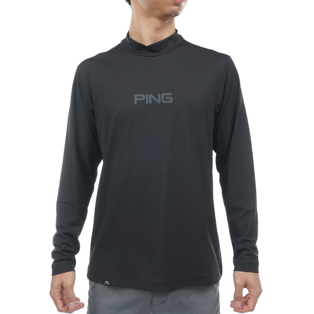 ピン(PING)ゴルフウェア 保温 トリコット ハイネックシャツ　長袖 トリコットハイネック長袖シャツ(長袖シャツ・ポロシャツ)|PING(ピン