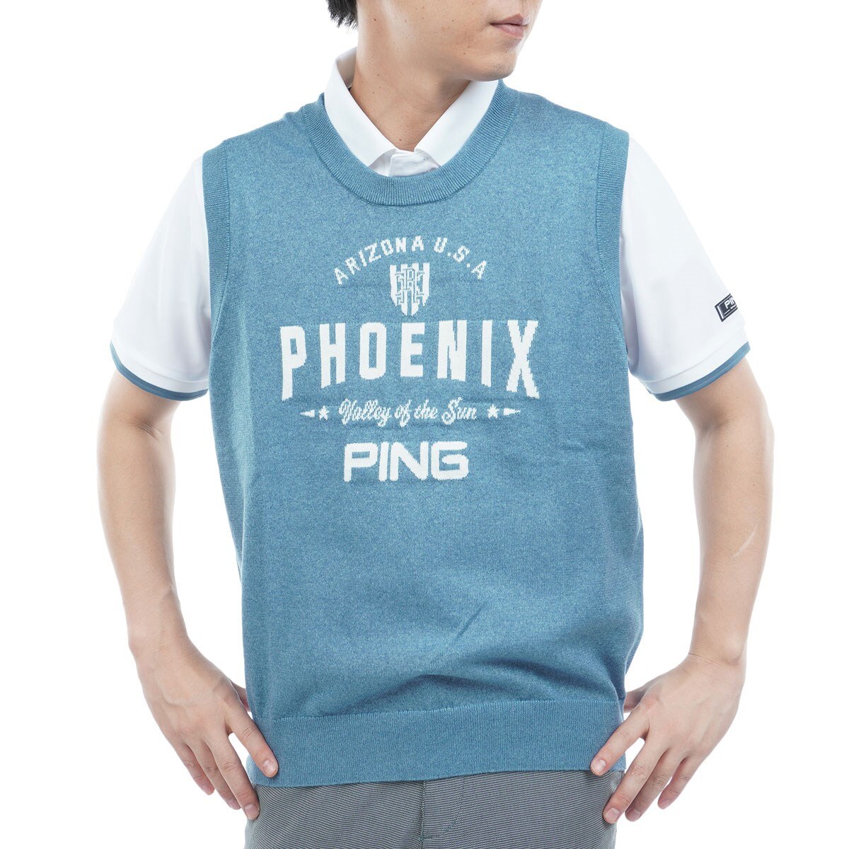 PING ピン ゴルフ ピステ ベスト2点セット　Lサイズ　ブラック柄 PING ピン ゴルフ ピステ ベスト2点セット Lサイズ ブラック柄