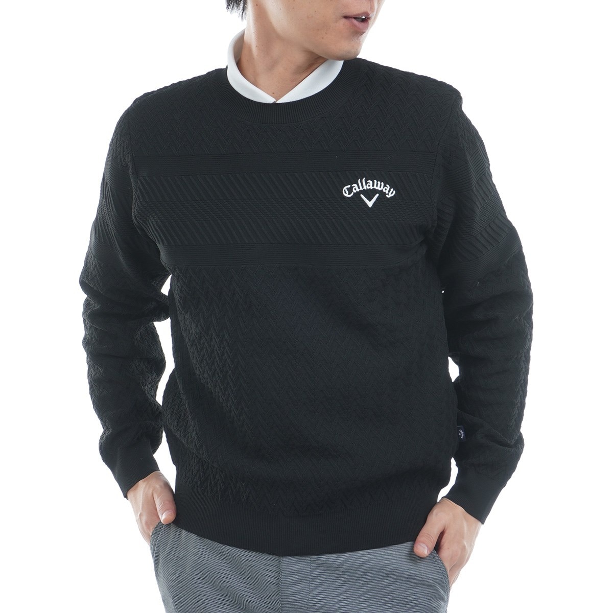 新品未使用Callaway Golf セーター クルーネックセーター(中間着(セーター、トレーナー))|Callaway