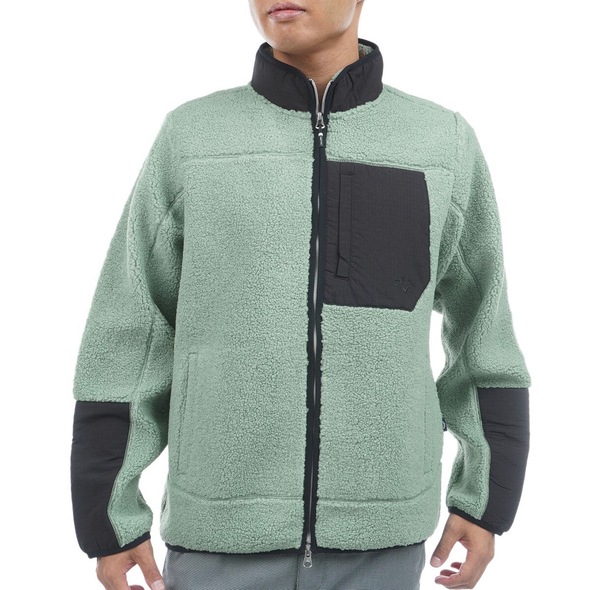 フルジップ ボアスウェットブルゾン(中間着(セーター、トレーナー