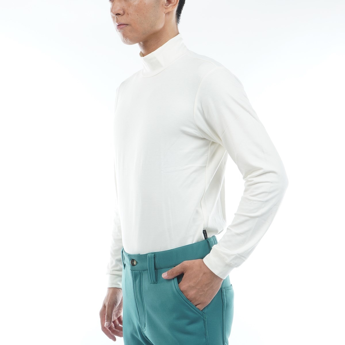 裏起毛ベア天竺素材長袖ハイネックシャツ(長袖シャツ・ポロシャツ)|GDO