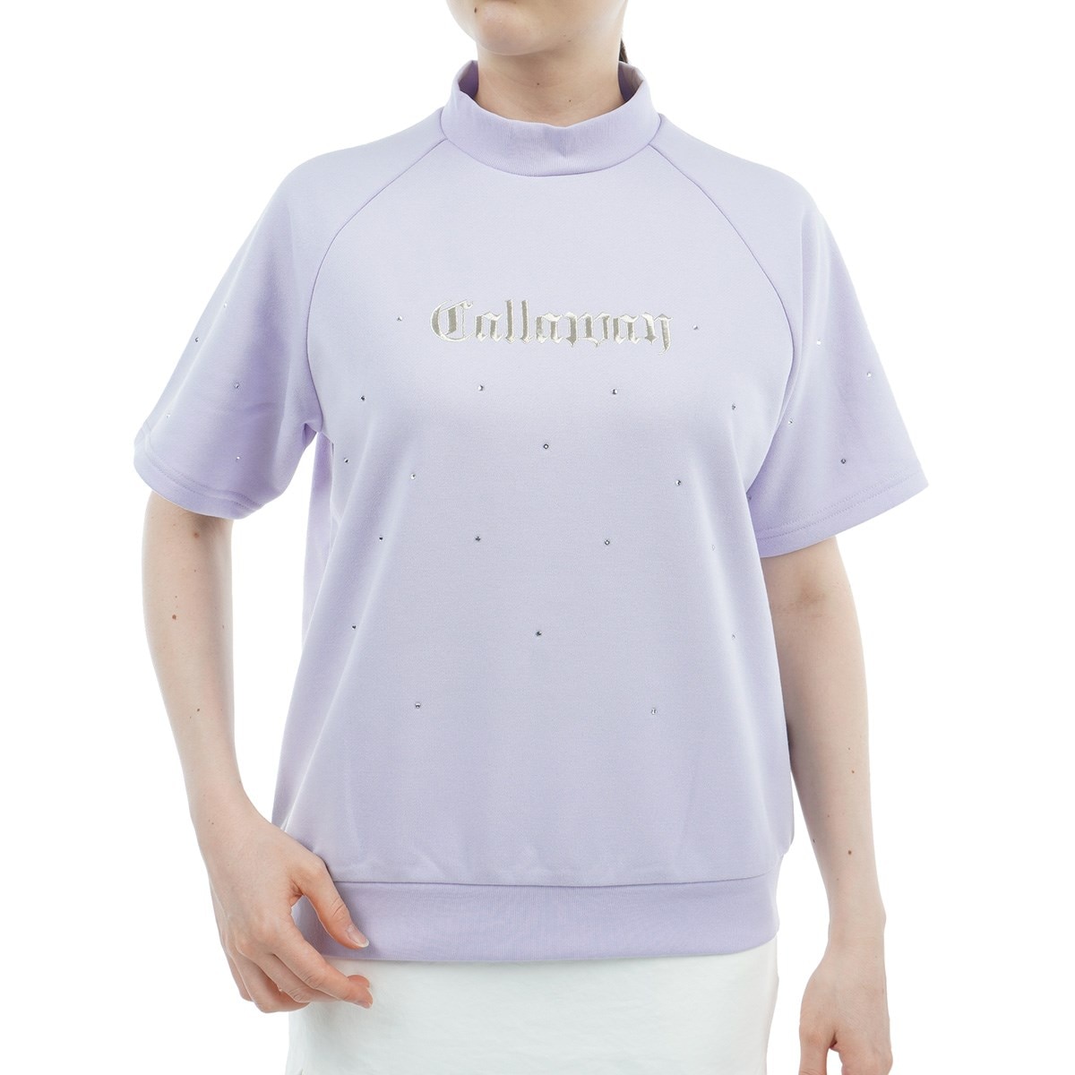 クルーネック半袖スウェット レディス(中間着(セーター、トレーナー