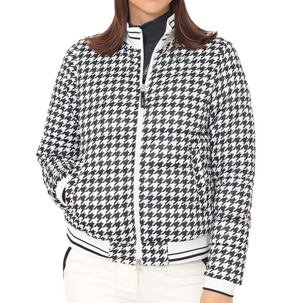 L キャロウェイ 中綿ボディ×ストレッチフリース ジャケット ブルゾン