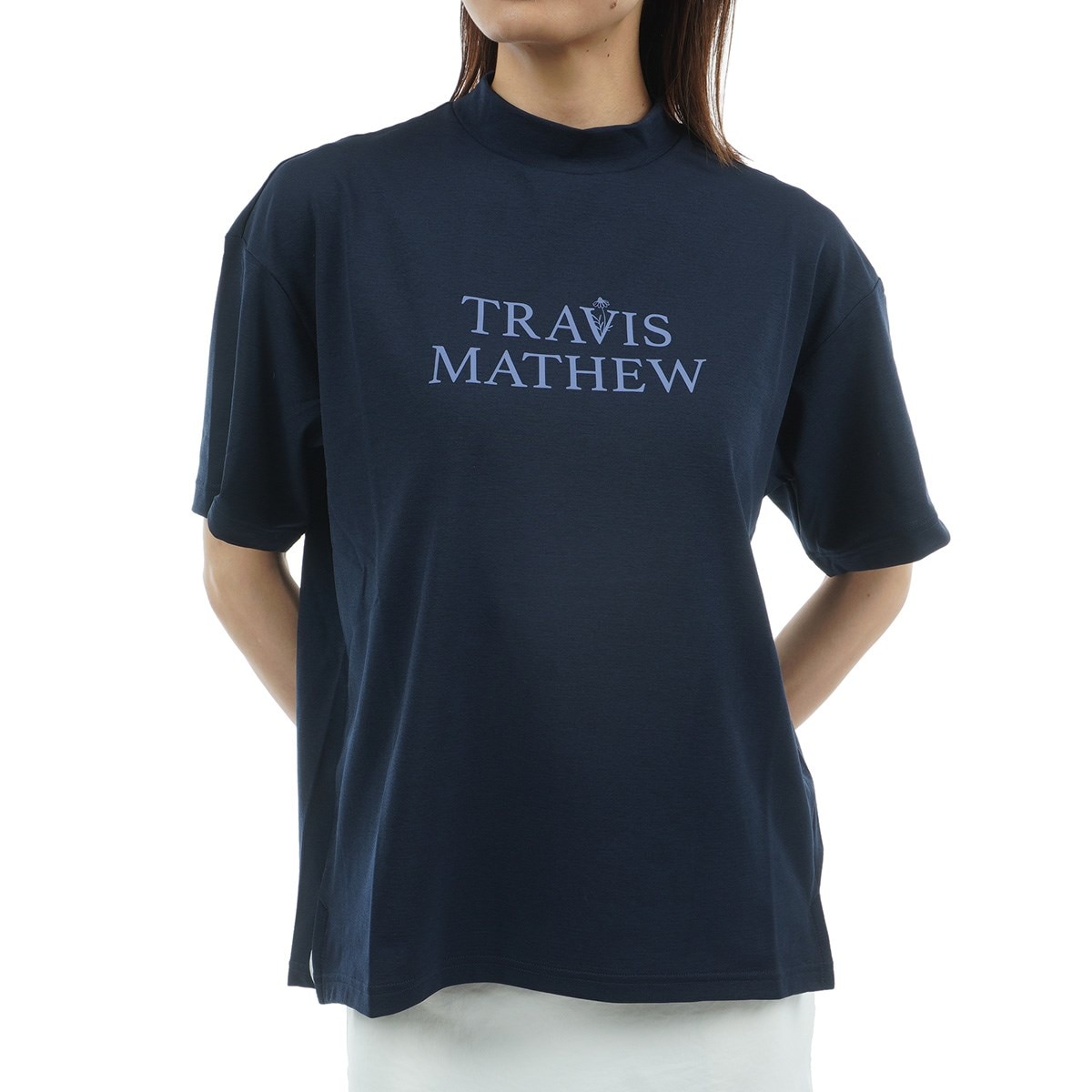 TRAVIS MATHEW☆モックシャツ モックネック半袖シャツ レディス(半袖シャツ・ポロシャツ