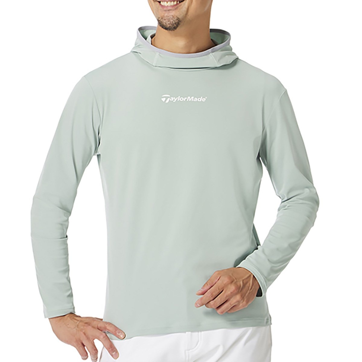 【TaylorMade】新品✨M フード付きロゴトレーナー　スリット付き　秋冬 Taylormade】新品✨L フード付きロゴトレーナー スリット付き