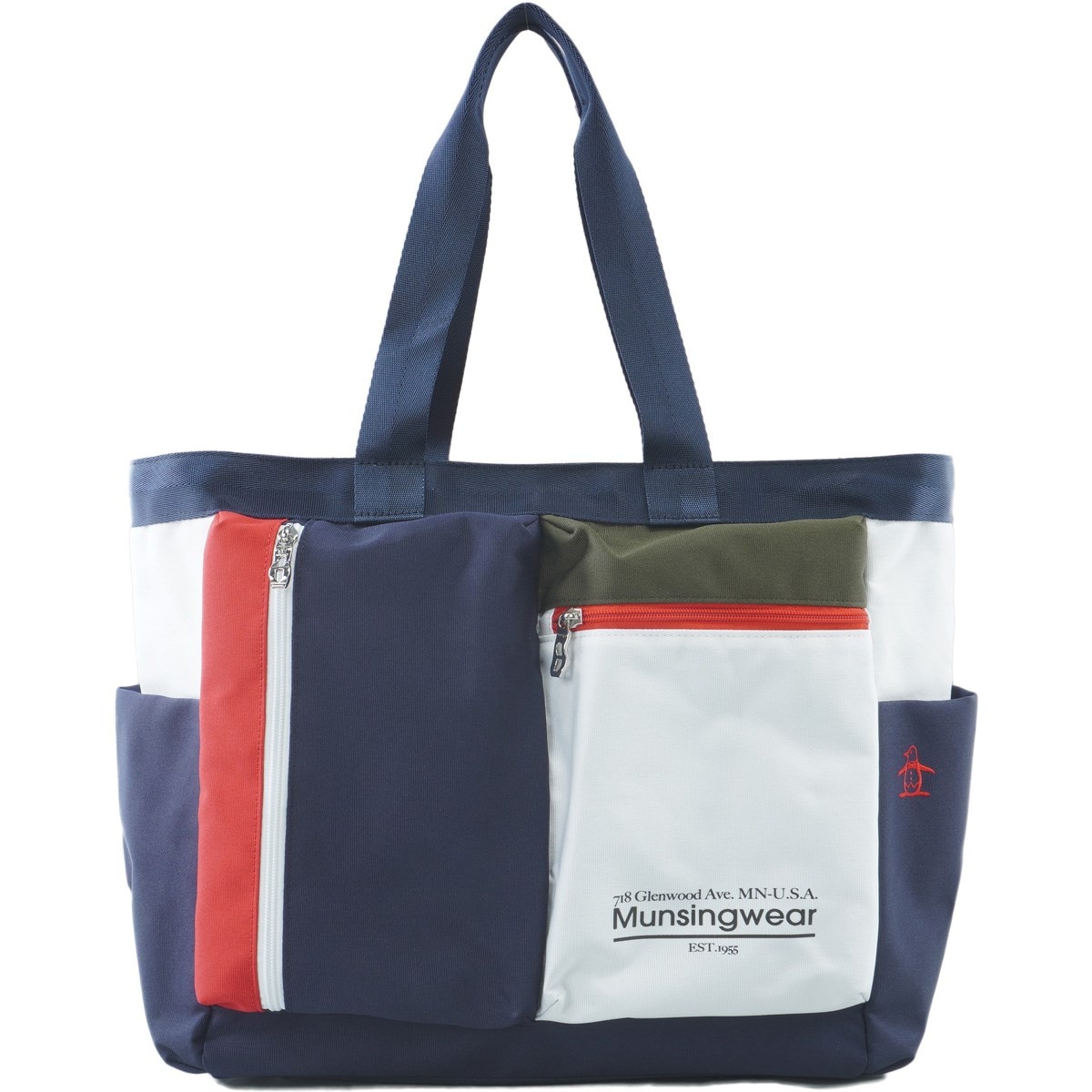 極美品　Munsingwear ゴルフ　トートバッグ　マンシング　ネイビー Amazon | [マンシングウェア] トートバッグ ボストンバッグ 収納