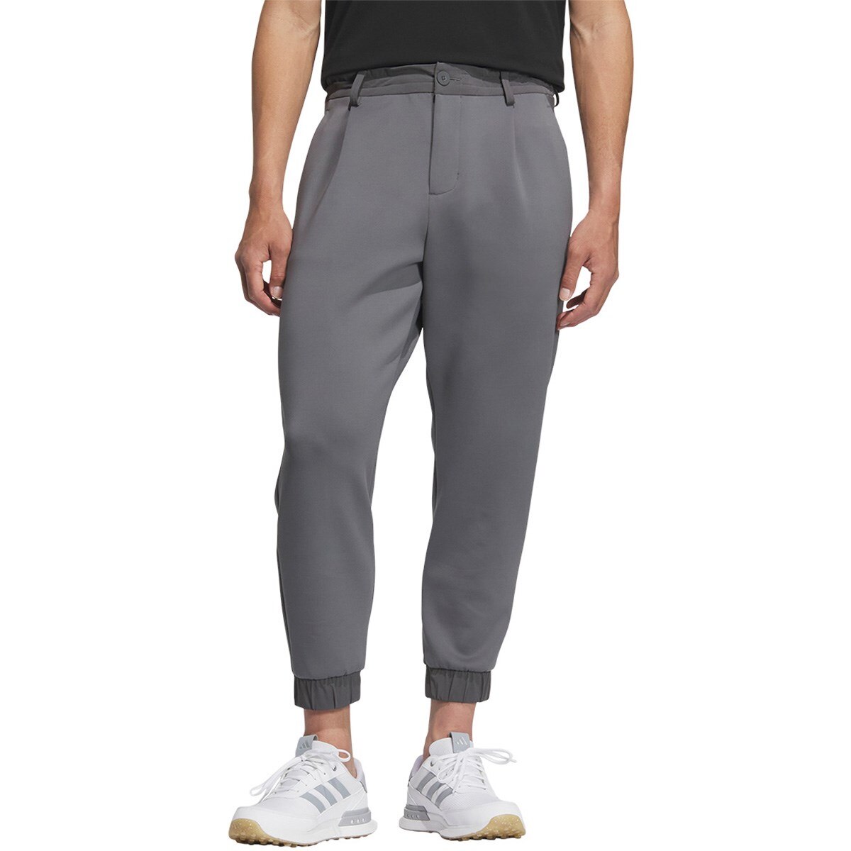 ストレッチ ダンボールニット ワンタックジョガーパンツ(ロングパンツ