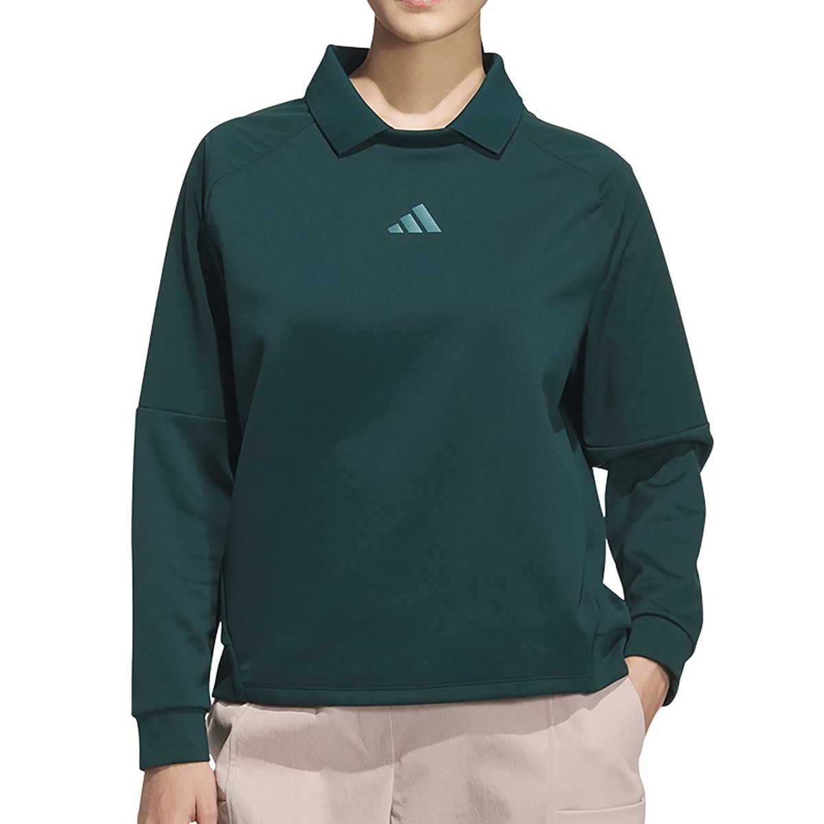 アディダス　Adidas　ビヨンド ザ コース ストレッチ ファブリックミックス プルオーバースウェット　レディス ビヨンド ザ コース ストレッチ ファブリックミックス プルオーバー