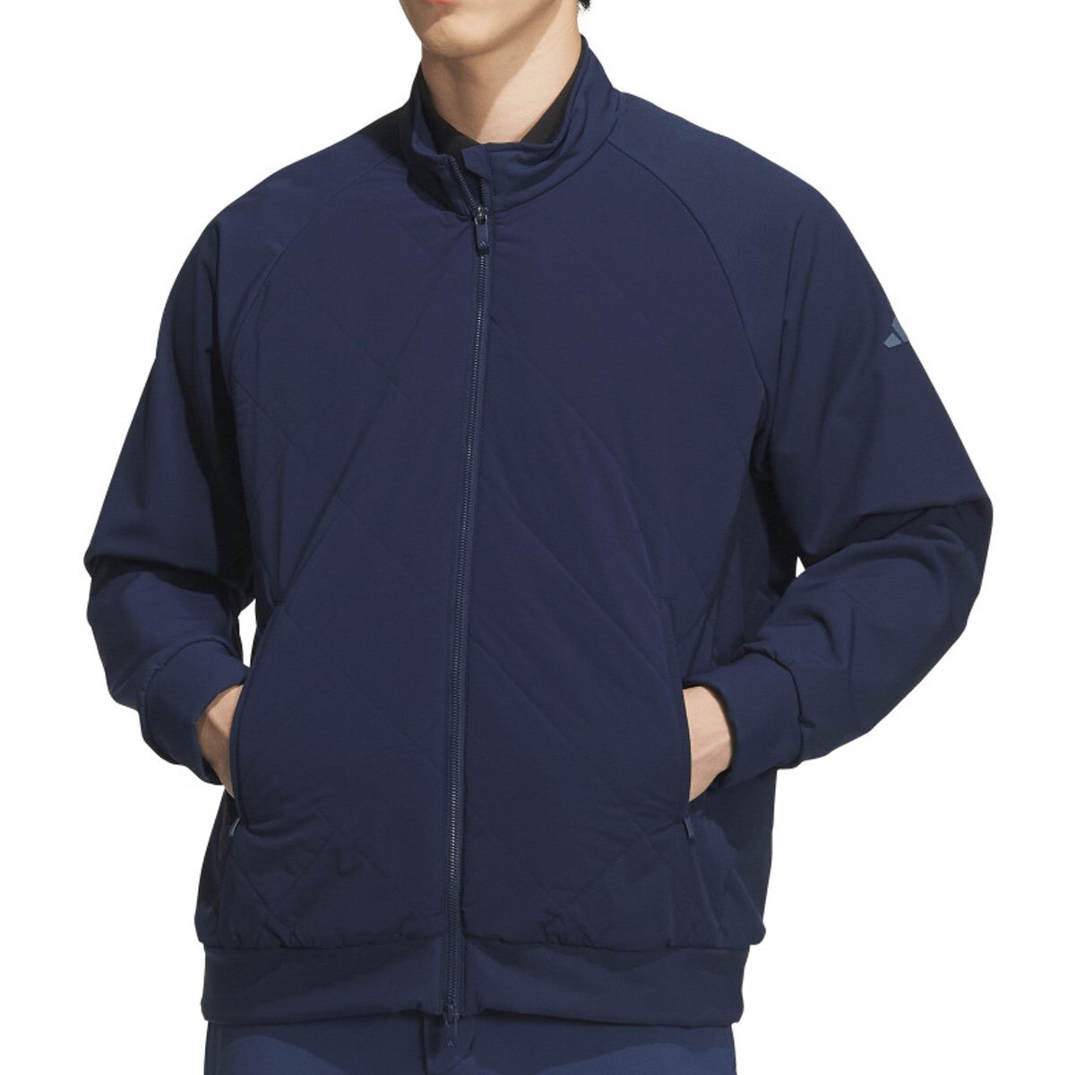 COLD.RDY?ストレッチ 裏起毛 キルトコンビネーション フルジップ