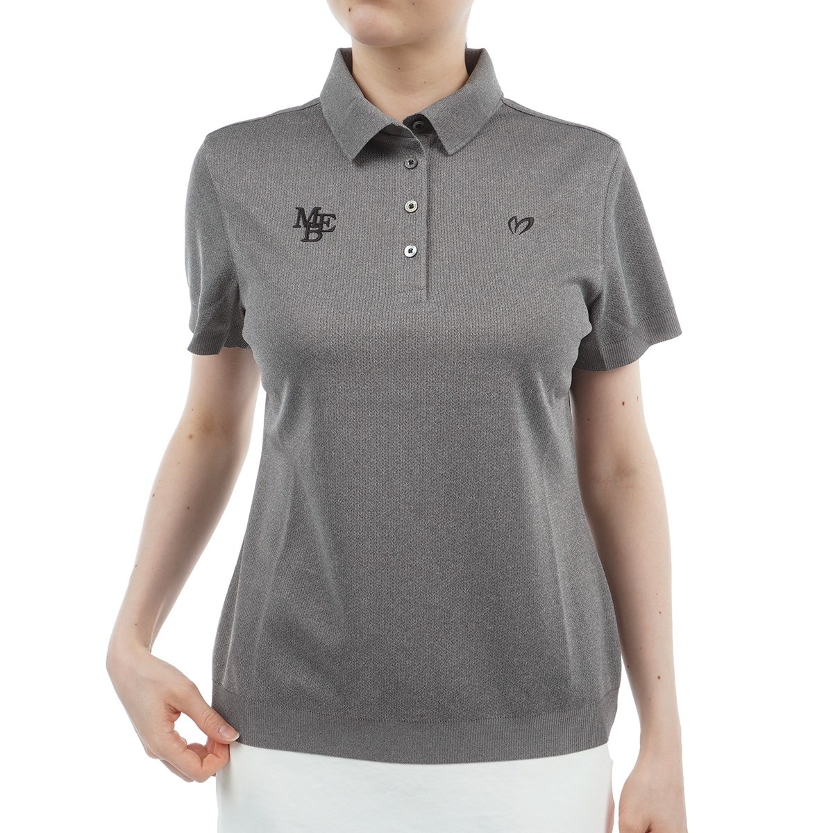 25マスターバニーエディションゴルフレディースウェア トップス 半袖 ポロシャツ ハニカムリブスタート 半袖ポロシャツ レディス(半袖シャツ