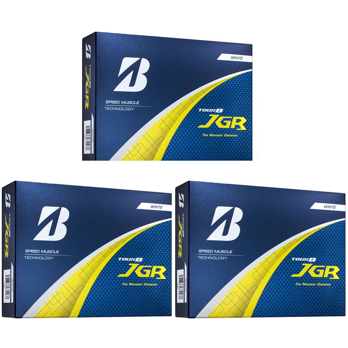 ブリヂストンゴルフボール　TOUR B JGR　3個入×6箱 TOUR B JGR（ホワイト）[1ダース：12個](ホワイト): ボール