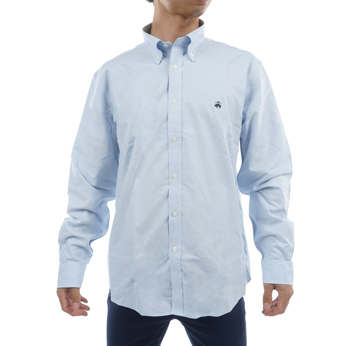 ノンアイロン ストレッチオックスフォード GFロゴ レギュラーフィット