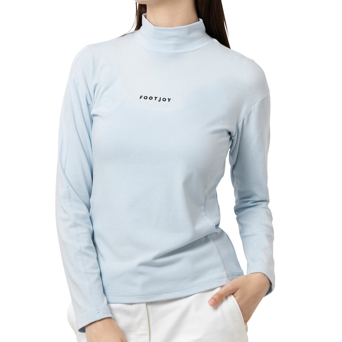 フットジョイ　Foot Joy　ストレッチ シグナルモックネック長袖シャツ　レディス ストレッチ シグナルモックネック長袖シャツ レディス(長袖シャツ