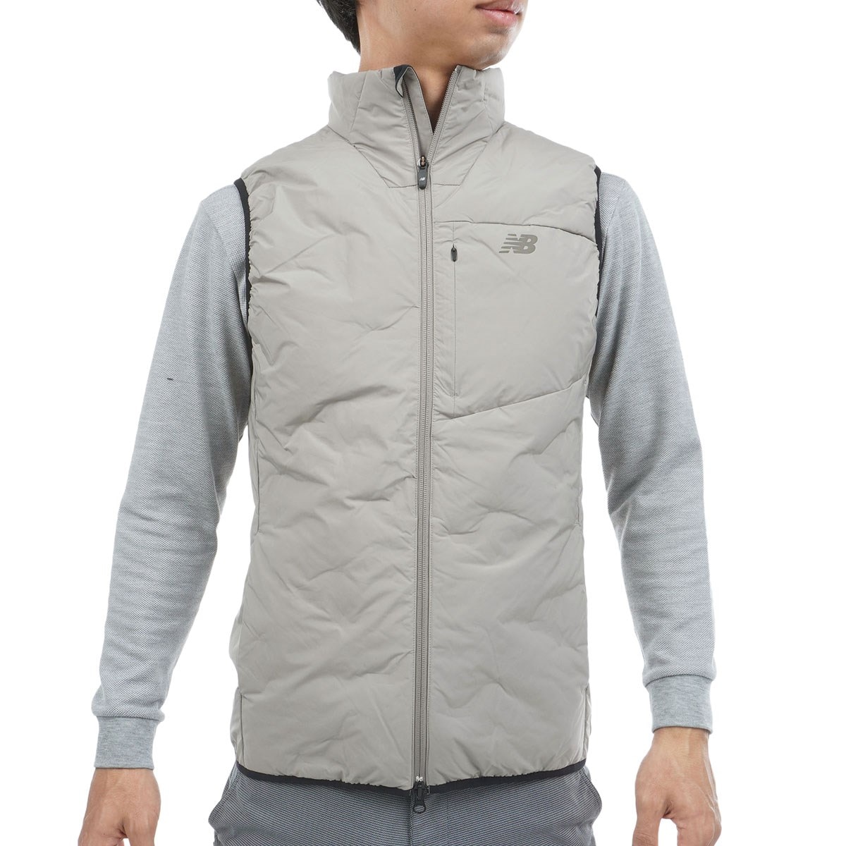 ポケットウィーヴ ライトダウンフルジップベスト(ベスト)|New Balance