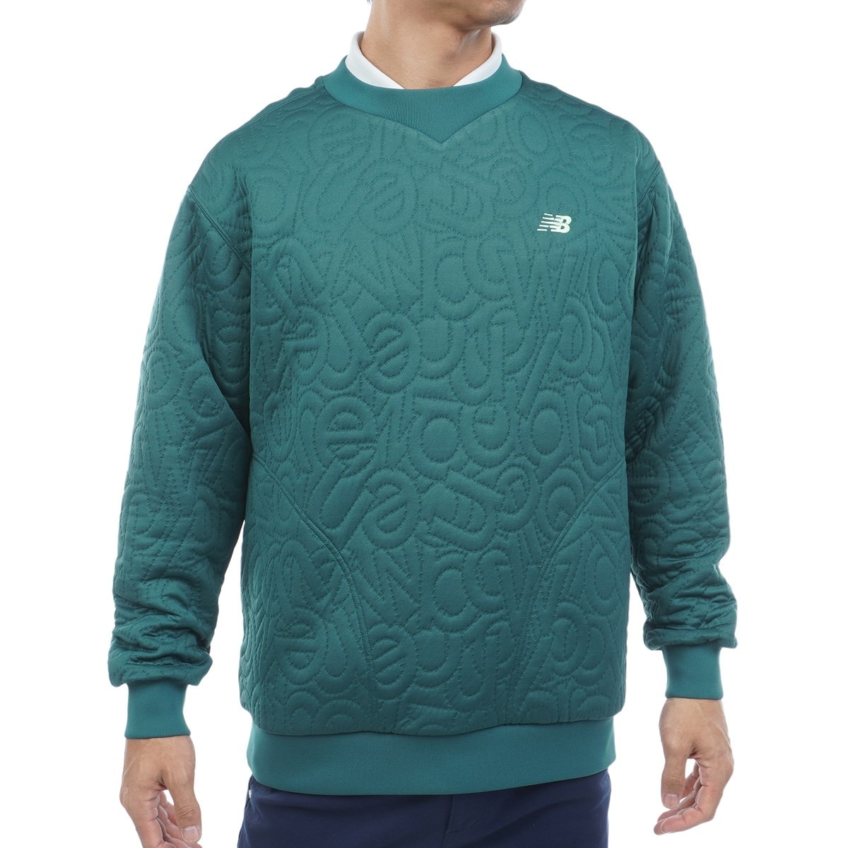 【美品】ニューバランス ゴルフ セーター 裏地付き グリーンL 美品】ニューバランス ゴルフ セーター 裏地付き グリーンL 未使用品