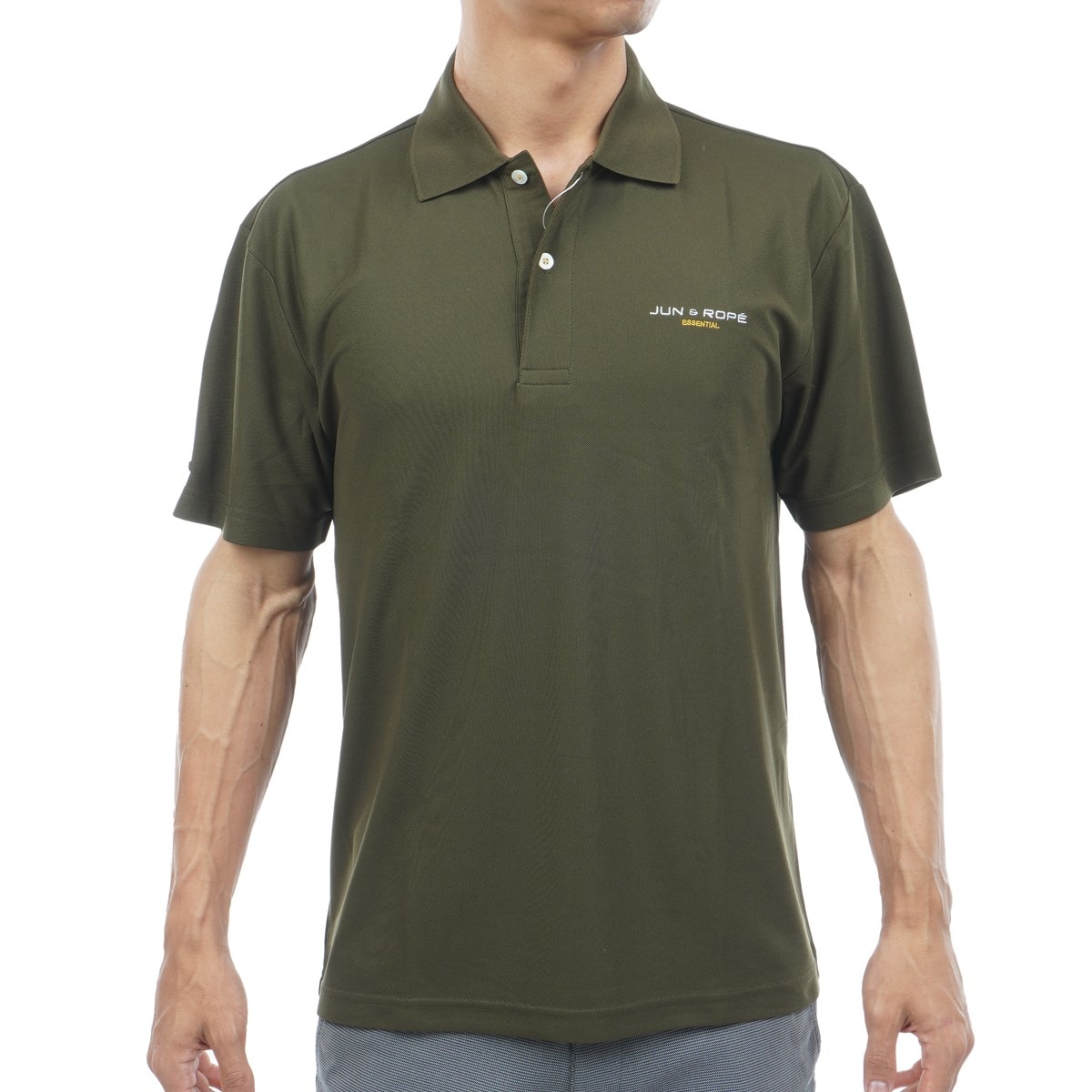 ESSENTIAL バックロゴ半袖ポロシャツ(半袖シャツ・ポロシャツ)|JUN