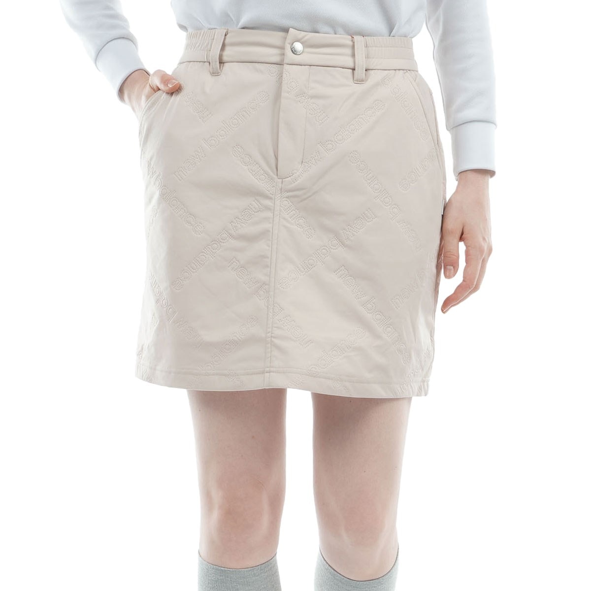 ニューバランス　New Balance　天竺ラミ ロゴダイヤキルト ストレッチスカート　レディス 天竺ラミ ロゴダイヤキルト ストレッチスカート レディス(スカート