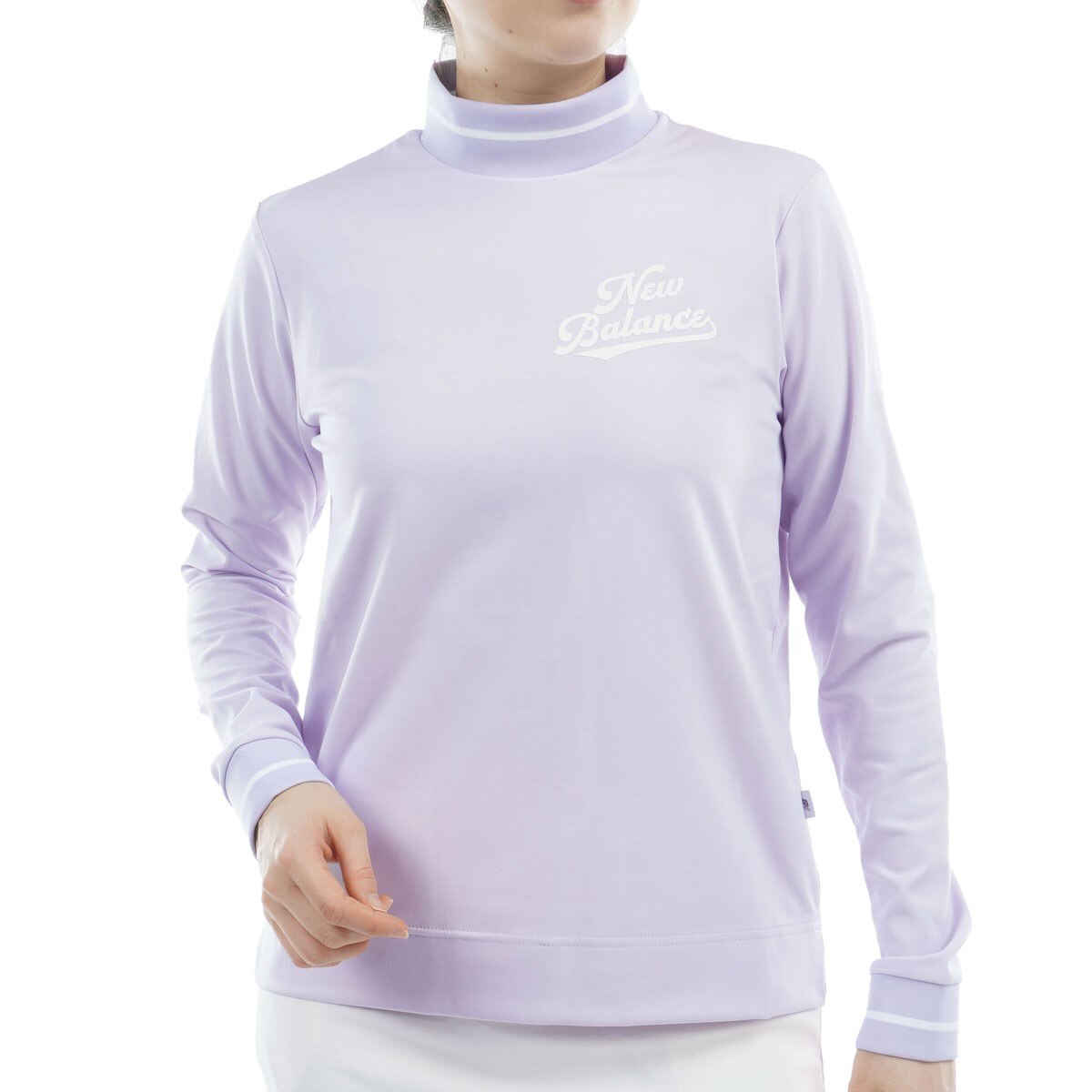 長袖プルオーバー 裏起毛 長袖 モックネック プルオーバー (WOMENS SPORT) | new balance