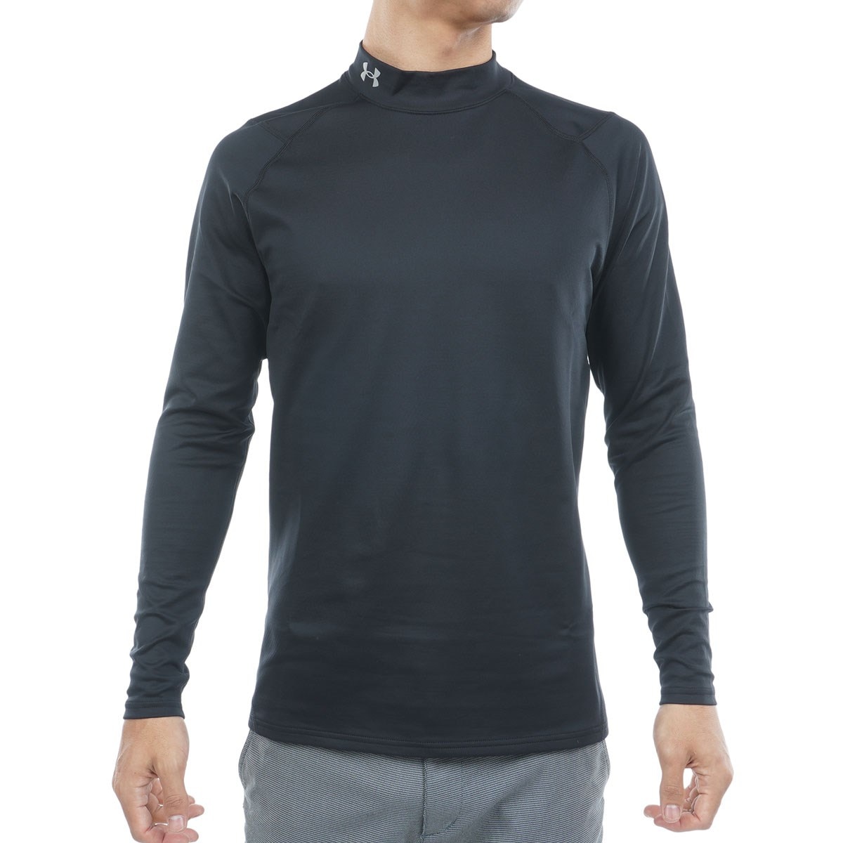 コールドギア UA INFRARED FITTED ストレッチ モックネック長袖シャツ
