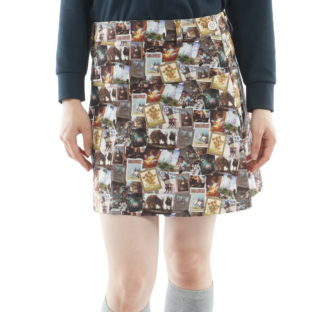 ビバハート　VIVA HEART　ストレッチ ミュゼドット柄 ミニスカート　レディス 0000790871_p01_01.jpg